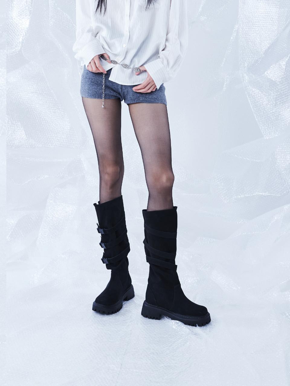 ATTITUDE;L EPOQUE Long Boots_black