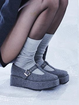 ATTITUDE;L VAN Loafer_wool grey