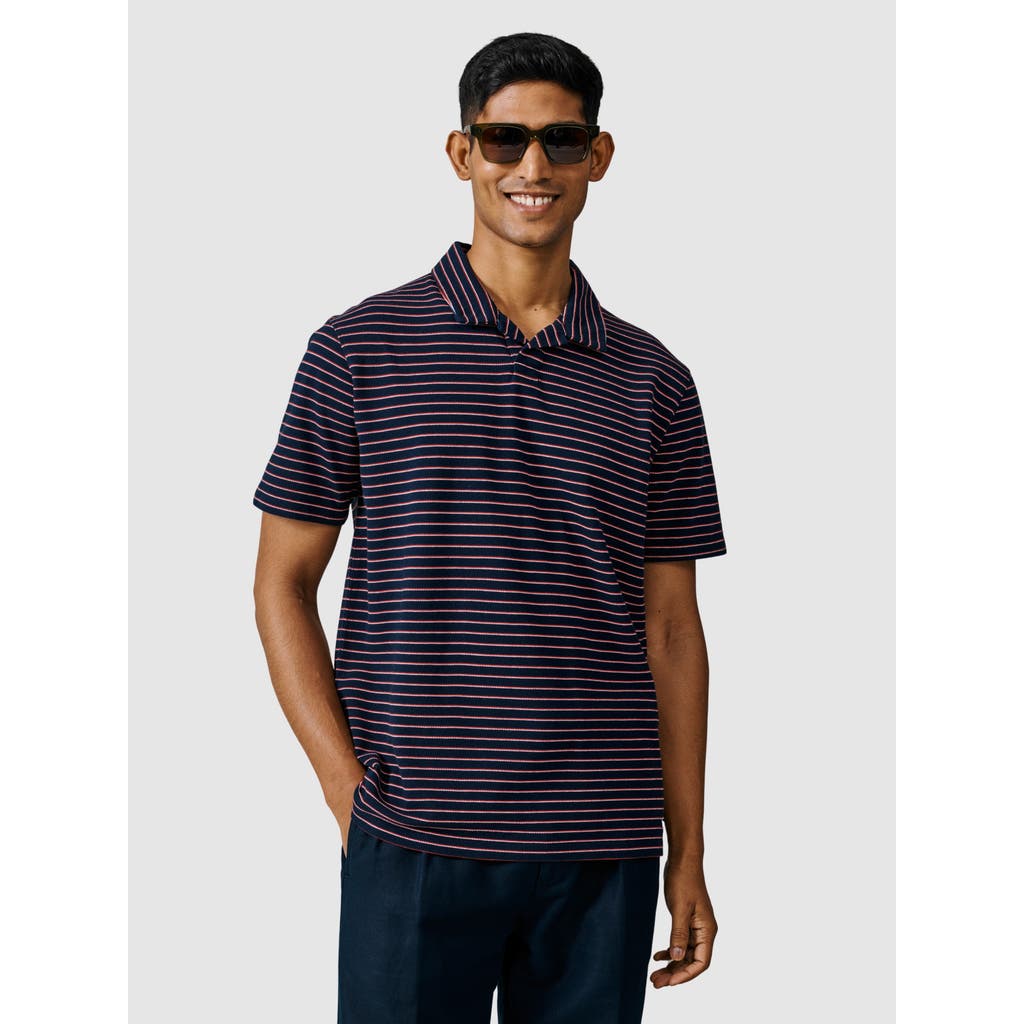 Aubin Aubin Baysdale Open Collar Polo