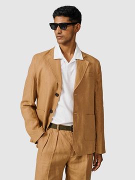 Aubin Aubin Belvedere Relaxed Linen Blazer