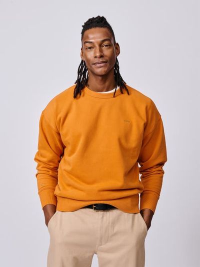 Aubin Aubin Brandon Crew Neck Relaxed Sweatshirt