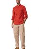 Aubin Aubin Cole Long Sleeve Twill Overshirt - 3