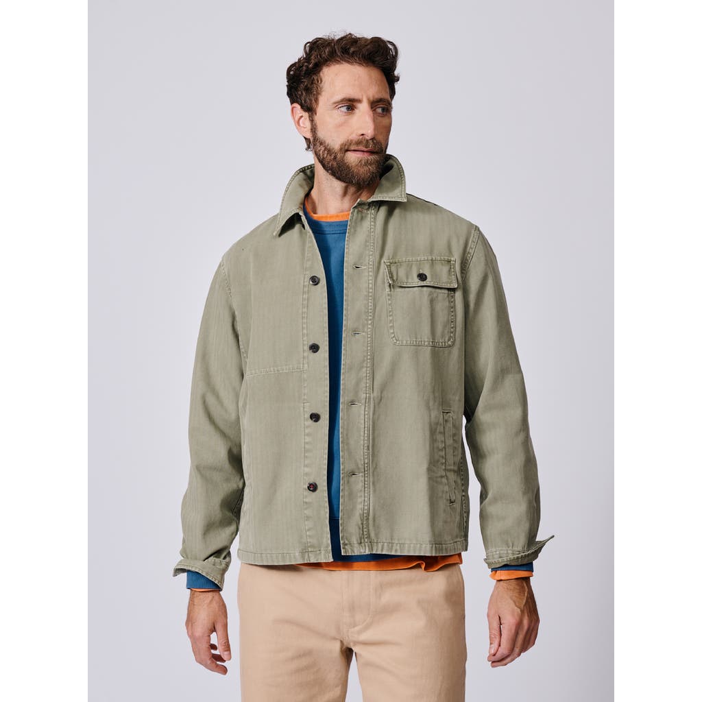 Aubin Aubin Dowse Long Sleeve Relaxed Worker Jacket