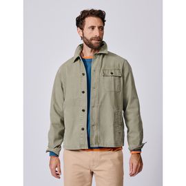 Aubin Aubin Dowse Long Sleeve Relaxed Worker Jacket