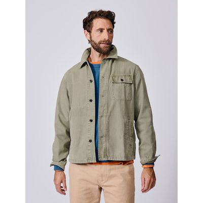 Aubin Aubin Dowse Long Sleeve Relaxed Worker Jacket