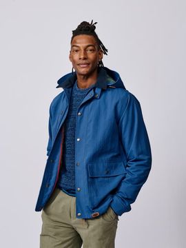 Aubin Aubin Eastwood Long Sleeve Hooded Rain Coat