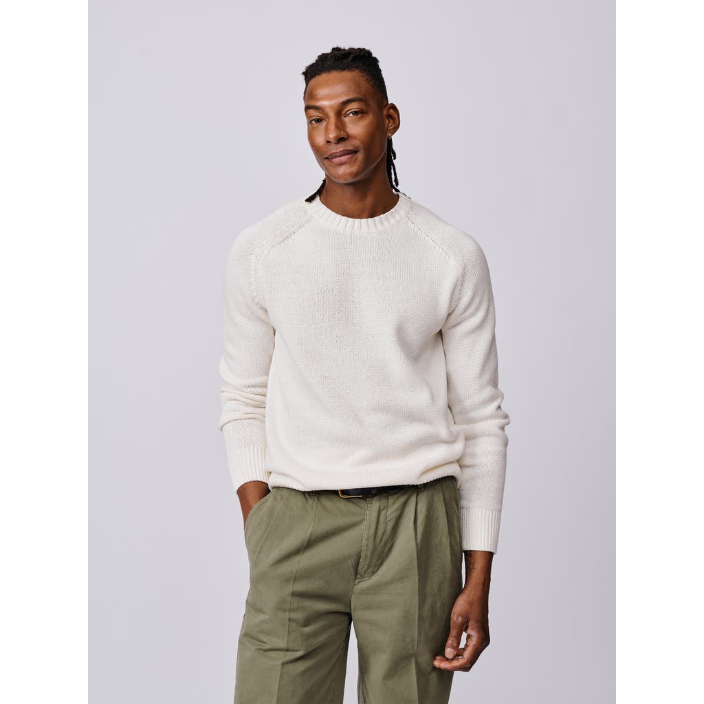 Aubin Aubin Lacey Cotton Linen Crew Neck Jumper