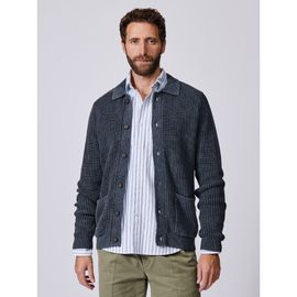 Aubin Aubin Martin Long Sleeve Collared Cardigan