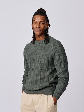 Aubin Aubin Montrose Textured Crew Neck Jumper