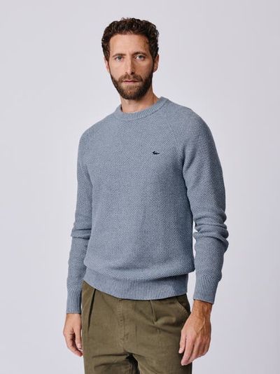 Aubin Aubin Norton Textured Crew Neck Jumper