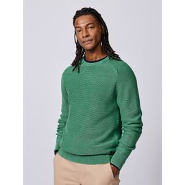 Aubin Aubin Saxilby Tuck Stitch Crew Neck Jumper