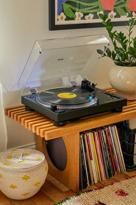 Audio-Technica Audio-Technica AT-LP120XBT-USB Wireless Direct-Drive Turntable with Bluetooth in Black at Urban Outfitters