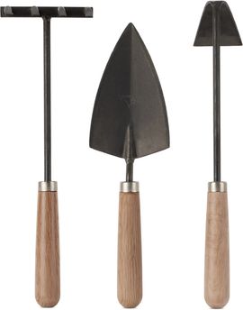 Audo Copenhagen Audo Copenhagen Black & Brown Pallarès Edition Plant Tools, 3 pcs