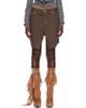 August Barron August Barron Brown Display Denim Skirt - 1