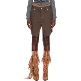 August Barron August Barron Brown Display Denim Skirt