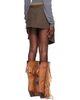 August Barron August Barron Brown Display Denim Skirt - 3