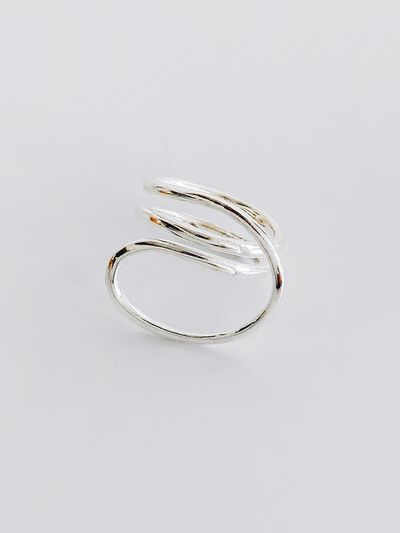 August Harmony 925silver Melody Wire Ring