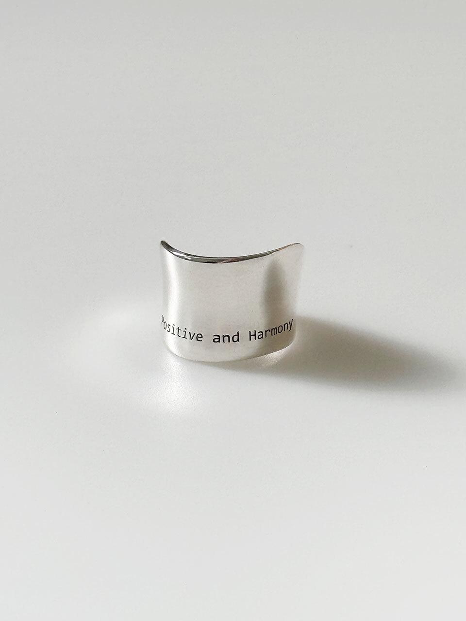 August Harmony 925silver Positive Ring