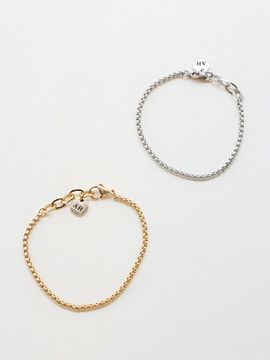 August Harmony Box Chain Bracelet
