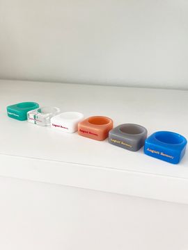 August Harmony Candy Ring - 6 Colors