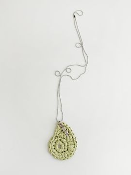 August Harmony Crochet Ammonite Necklace