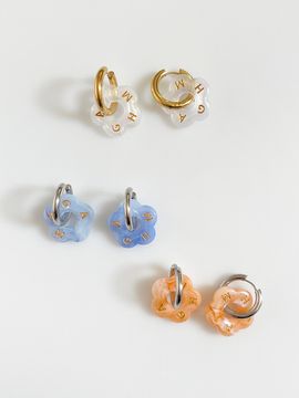 August Harmony FLower Power Hoop Earring_3color