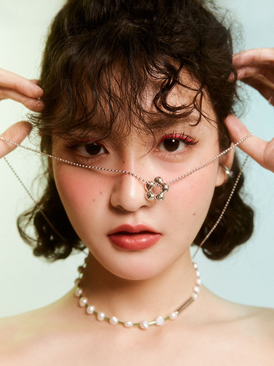 August Harmony Long Wild Flower Necklace_2color
