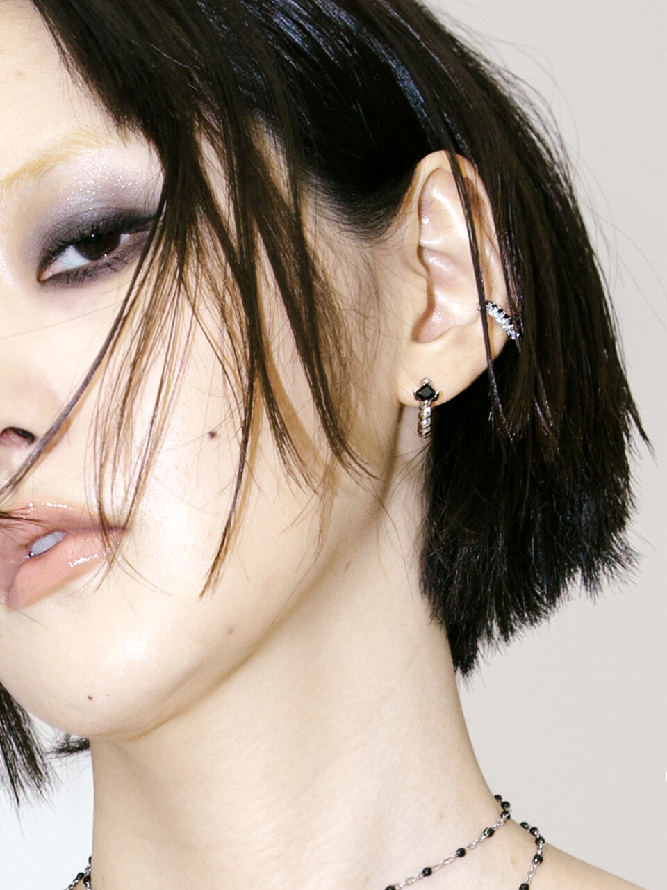 August Harmony Rhombus Crystal Hoop Earring_3color