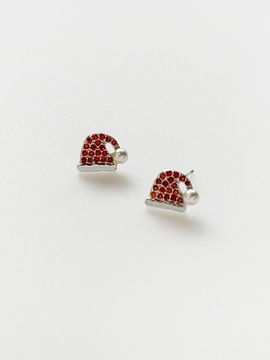 August Harmony Santa Hat Earring