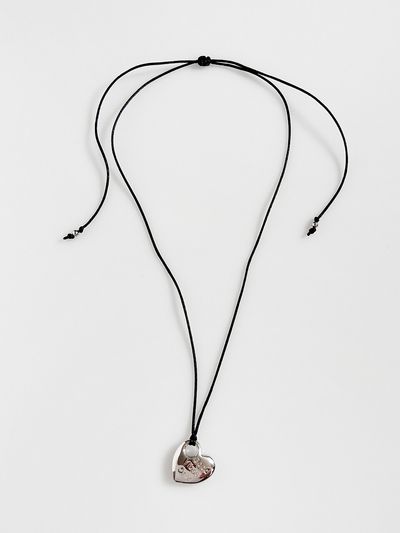 August Harmony String Heart Necklace (2Colors)