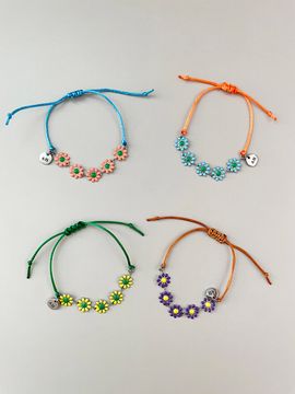 August Harmony Summer Daisy Bracelet (4 Colors)