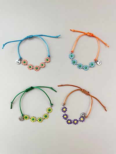 August Harmony Summer Daisy Bracelet (4 Colors)