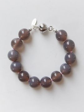August Harmony Taupe Gem Knot Bracelet