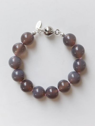 August Harmony Taupe Gem Knot Bracelet