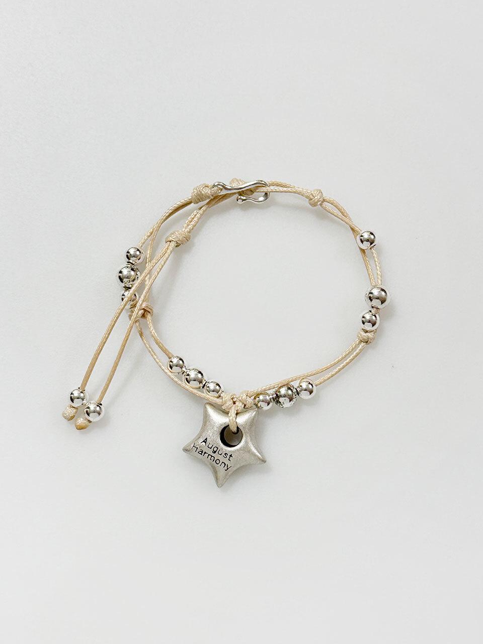 August Harmony Vintage Star String Knot Bracelet