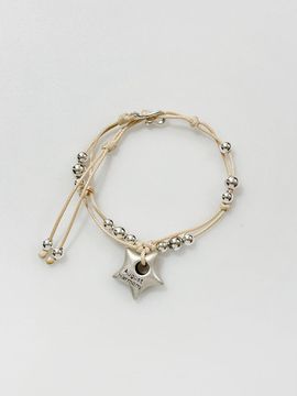 August Harmony Vintage Star String Knot Bracelet