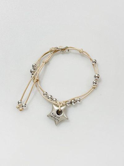August Harmony Vintage Star String Knot Bracelet