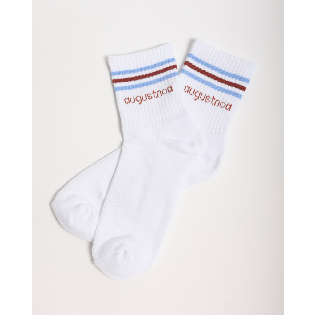 AUGUSTNOA AUGUSTNOA The Best Striped Ankle Sock