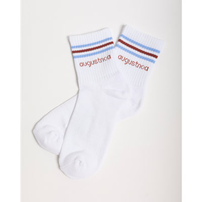 AUGUSTNOA AUGUSTNOA The Best Striped Ankle Sock