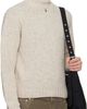 AURALEE AURALEE Beige Cashmere Melange Knit Turtleneck - 2
