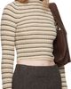 AURALEE AURALEE Beige Shetland Wool Cashmere Rib Knit Boat-Neck Sweater - 2