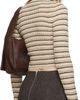 AURALEE AURALEE Beige Shetland Wool Cashmere Rib Knit Boat-Neck Sweater - 3