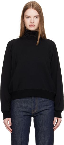AURALEE AURALEE Black Light Wool Pullover Sweatshirt