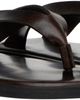 AURALEE AURALEE Brown Leather Tong Flip-Flops - 4