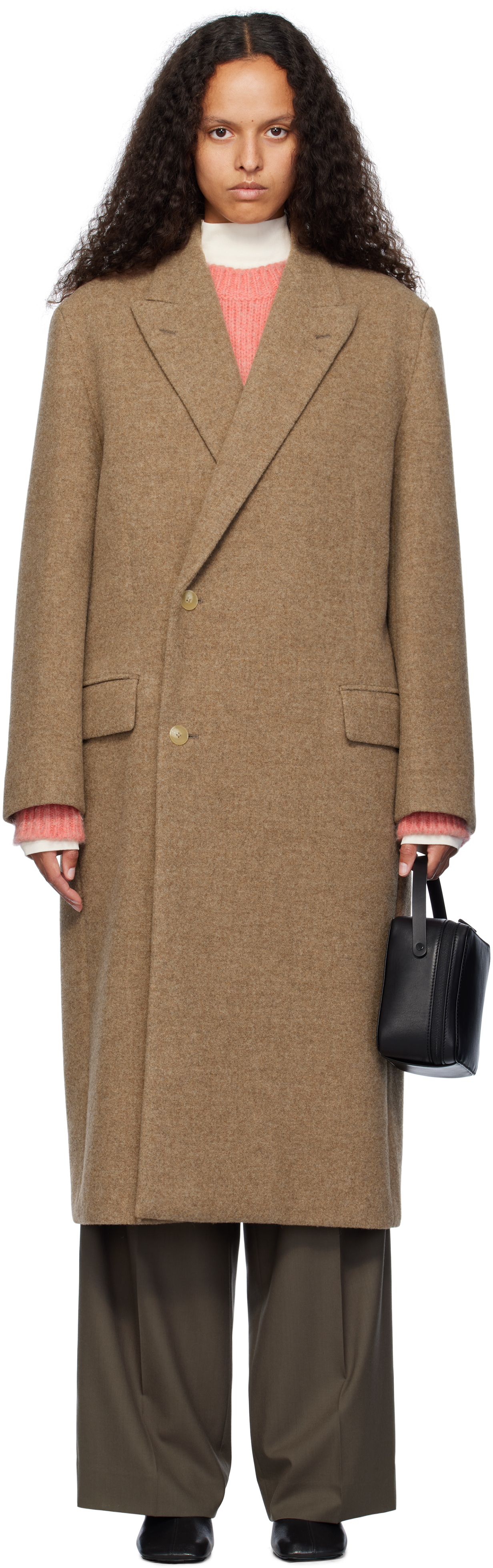 ジャケット・アウター SPONGE WOOL MELTON CHESTERFIELD COAT Sponge Wool Melton Chesterfield Coat – La Garçonne