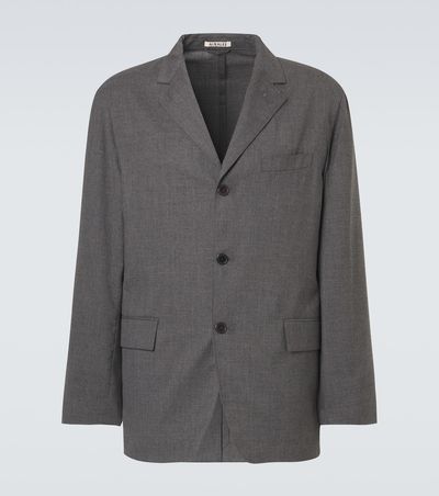 Auralee Auralee Cashmere poplin blazer