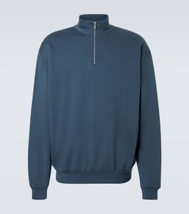 Auralee Auralee Cotton half-zip sweatshirt