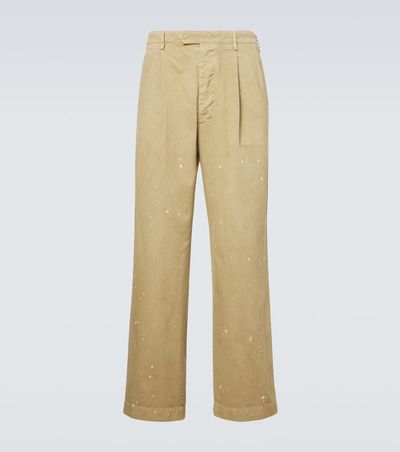 Auralee Auralee Distressed cotton chinos