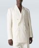 Auralee Auralee Double-breasted wool, cotton, and linen blazer - 3