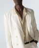 Auralee Auralee Double-breasted wool, cotton, and linen blazer - 5